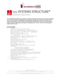 SGG SYSTEMS STRUCTURE Lite EW60