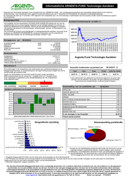 Infofiche Argenta-Fund Technologie Sector Europa