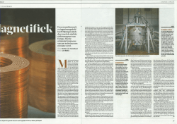 Volkskrant 12-04-2014: Magnetifiek
