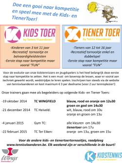 Eerste stap naar kompetitie maar vooral &ldquo;FUN&rdquo;