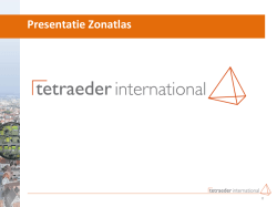 Presentatie Zonatlas door Tetraeder