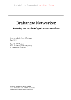 Brabantse Netwerken - Provincie Noord