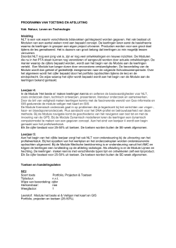 NLT Natuur, leven en technologie HAVO 2014-2016