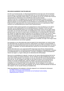 Handboek functieindeling