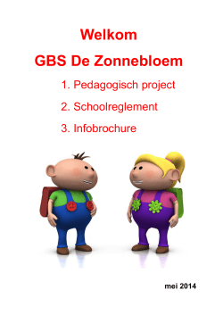 Welkom GBS De Zonnebloem