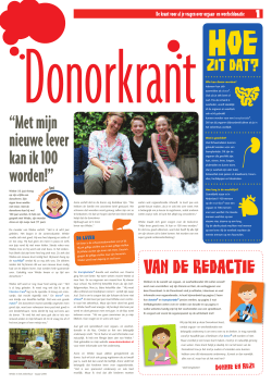 Donorkrant - DonorDenkers