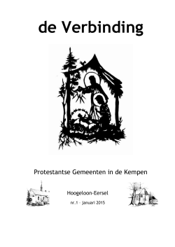 De Verbinding januari 2015 - Protestantse Kerk Hoogeloon