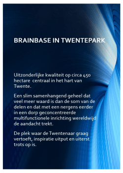 Brainbase in Twentepark - Stichting Lonnekerberg