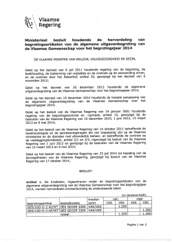Herverdeling m.b.t. programma GD (7) (87 kB)