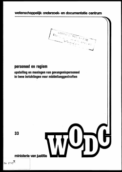 WODC 33_Volledige tekst pdf