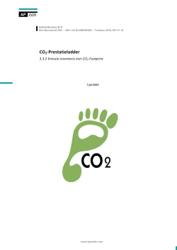 3.A.1. Emissie-Inventaris met CO2-Footprint