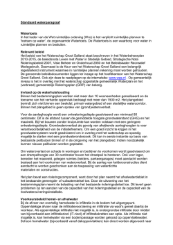 Standaard waterparagraaf