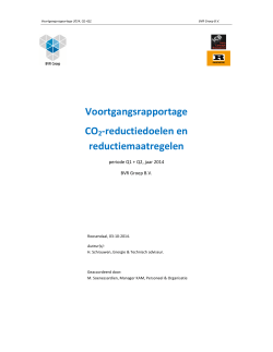 5.B.1. Voortgangsrap_CO2-reductie_Q1-Q2-2014