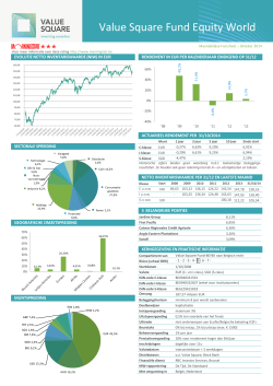 Factsheet - Value Square Fund Equity World oktober 2014