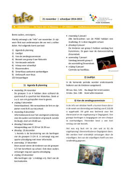info november 2014 - Julianaschool
