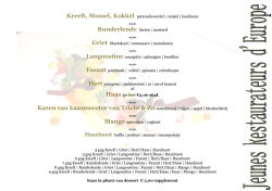 JRE Menu - Vlasbloemeken