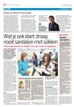 AD/Utrecht Nieuwsblad 2 september 2014