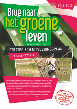 Download dan het strategisch uivoeringsplan