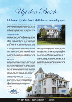 Informatiefolder OMD2014