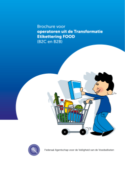 Brochure voor operatoren uit de Transformatie