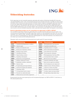 ING_20140214 1 Overzicht foutcodes v4.indd