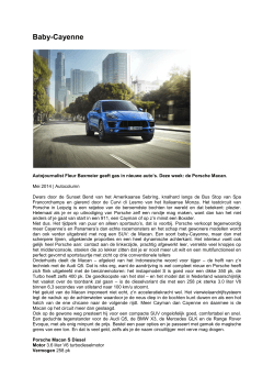 Porsche Macan | mei 2014 | [PDF]