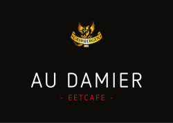 Menukaart - Au Damier