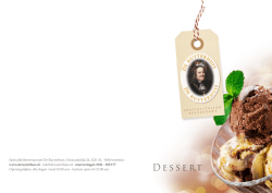 Dessert - De Ruyterhuis