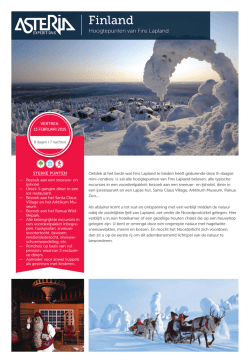 Hoogtepunten van Fins Lapland