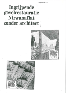 Cobouw mbt gevelrestauratie