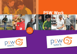 Brochure PSW Werk