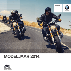 Brochure BMW Motorrad modeljaar 2014 (PDF, 7485 KB)