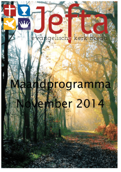 Maandprogramma November 2014