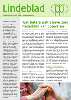 Jaargang 11, mei 2014 - Lindeboom Instituut