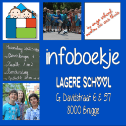 Info-folder Lager - Basisschool Christus Koning