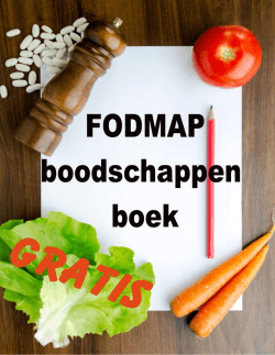 FODMAP Boodschappenboek Definitieve Versie