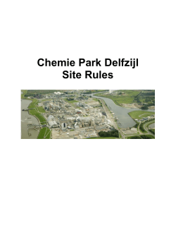 Chemie Park Delfzijl Site Rules