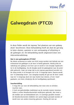Galwegdrain (PTCD)