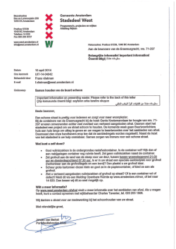 Erasmusgracht 71-297 - Stadsdeel West