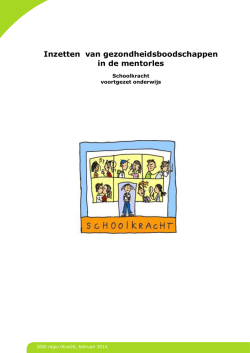 Handleiding gezondheidsboodschappen