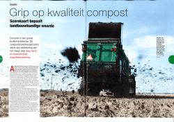 Grip op kwaliteit compost, deel 1