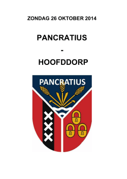 Pancratius - Fotografie Hans van Dijk