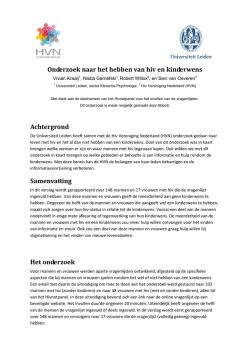 Het rapport - Hiv Vereniging Nederland