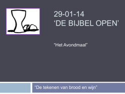 teken van - Evangelie Gemeente