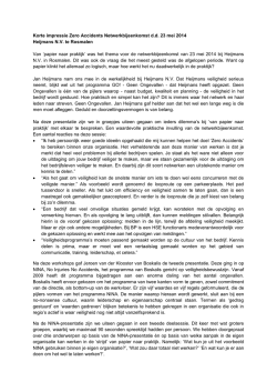 impressie - Zero Accidents Netwerk