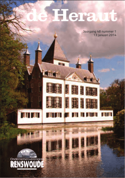 Jaargang 48 nummer 1 13 januari 2014