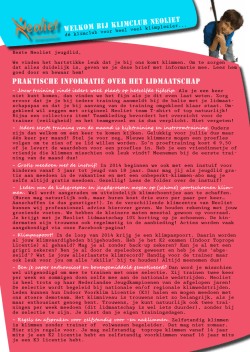 Infobrief - Neoliet