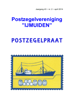 Postzegelpraat 2014-2 - Postzegelvereniging IJmuiden