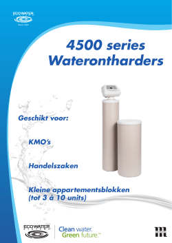 4500 series Waterontharders