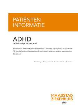 ADHD (de deskundige dat ben je zelf)